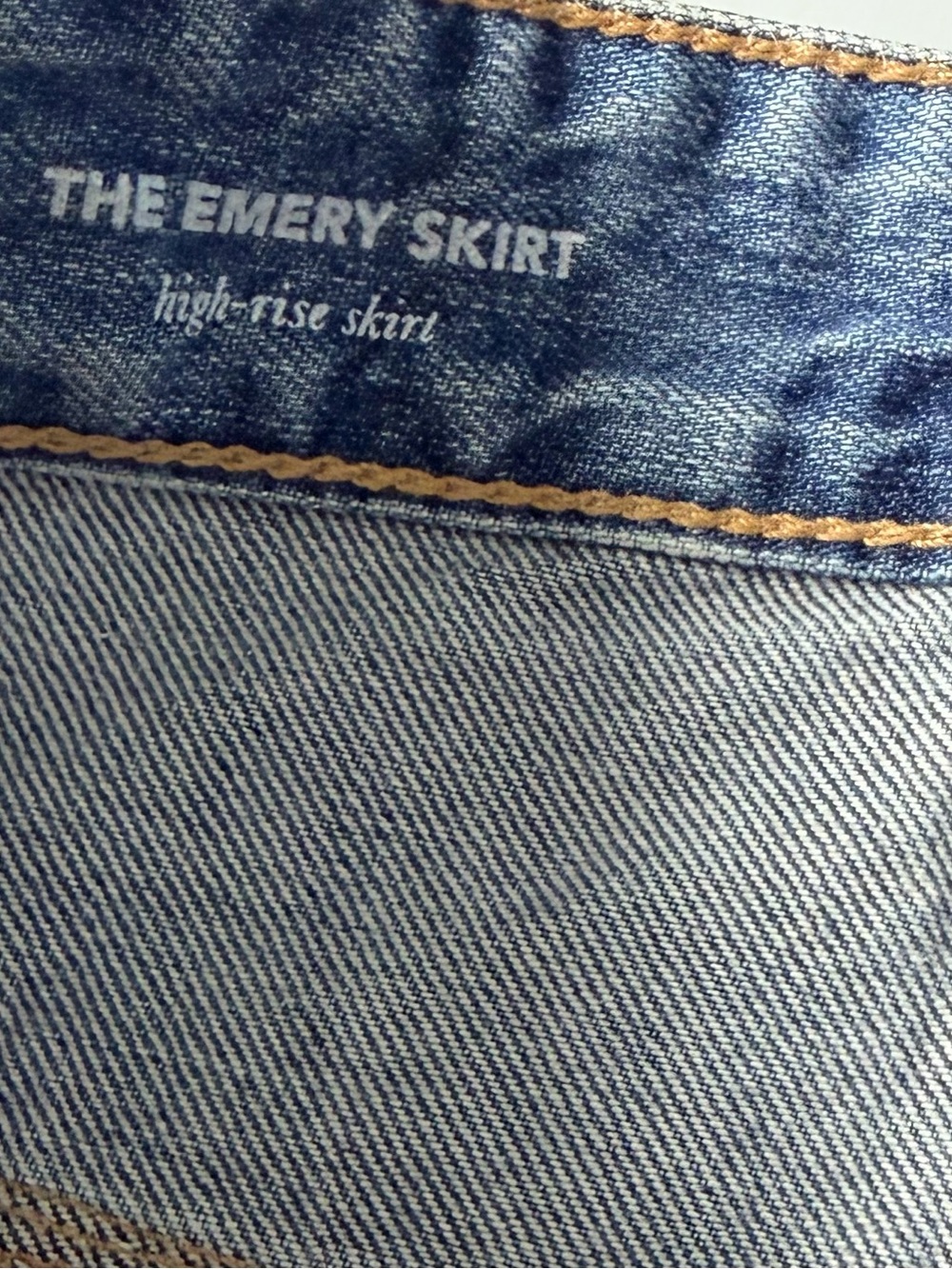 AG The Emery High Rise Denim Skirt Size 29 - Picture 5 of 7